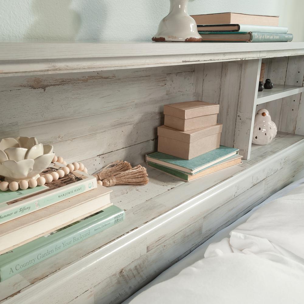 River Ranch Headboard, White Plank finish