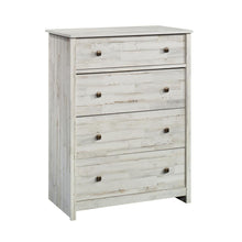 White 4-Drawer Bedroom Chest for Clothing Storage with Easy Setup Design
