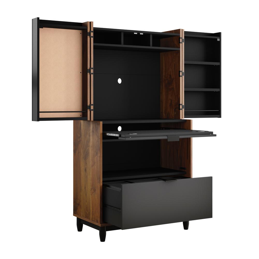 Harvey Park Computer Armoire, Grand Walnut finish