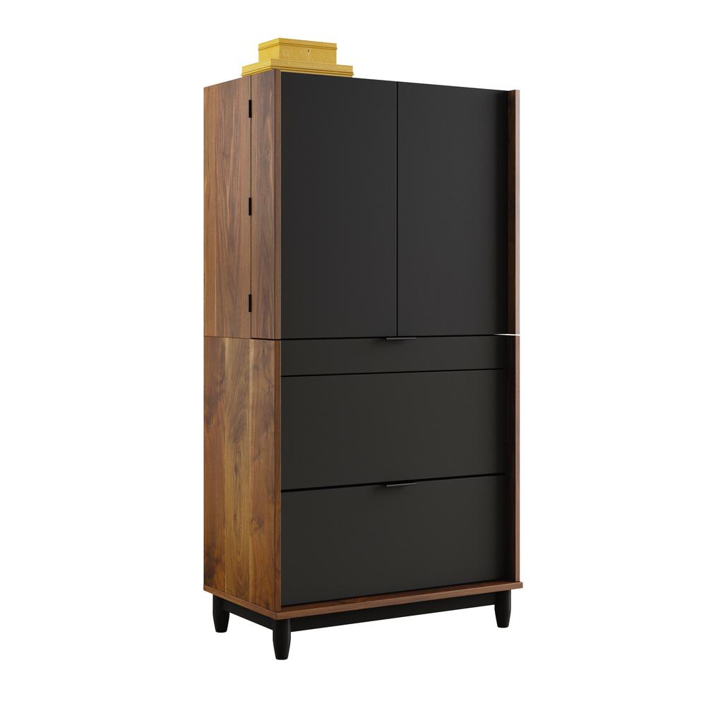 Harvey Park Computer Armoire, Grand Walnut finish
