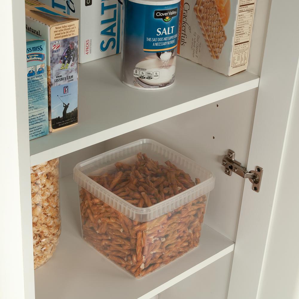 HomePlus Storage Cabinet, Soft White finish