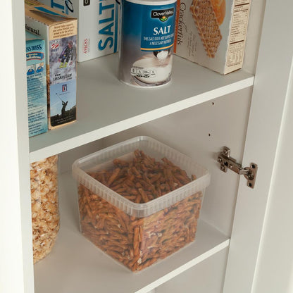 HomePlus Storage Cabinet, Soft White finish