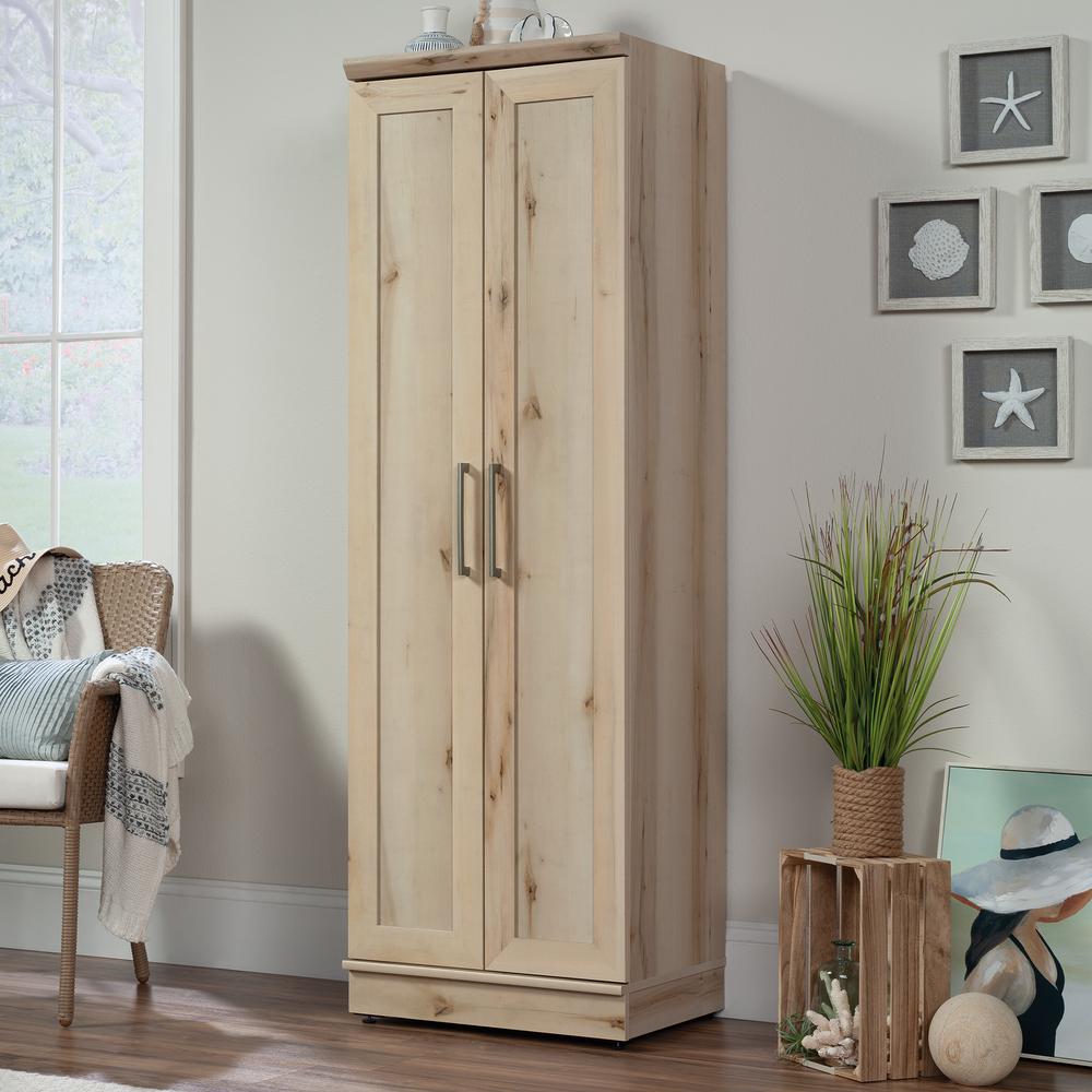 HomePlus Storage Cabinet, Pacific Maple finish