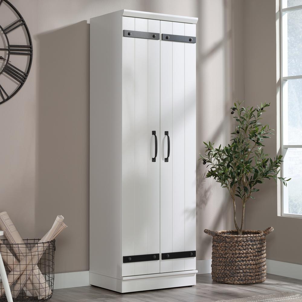 HomePlus Storage Cabinet, Soft White finish