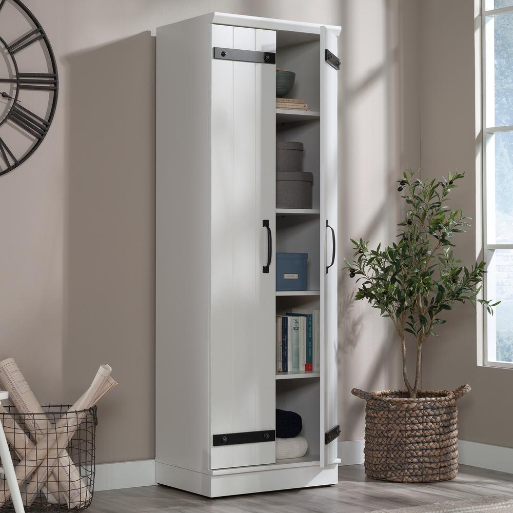 HomePlus Storage Cabinet, Soft White finish