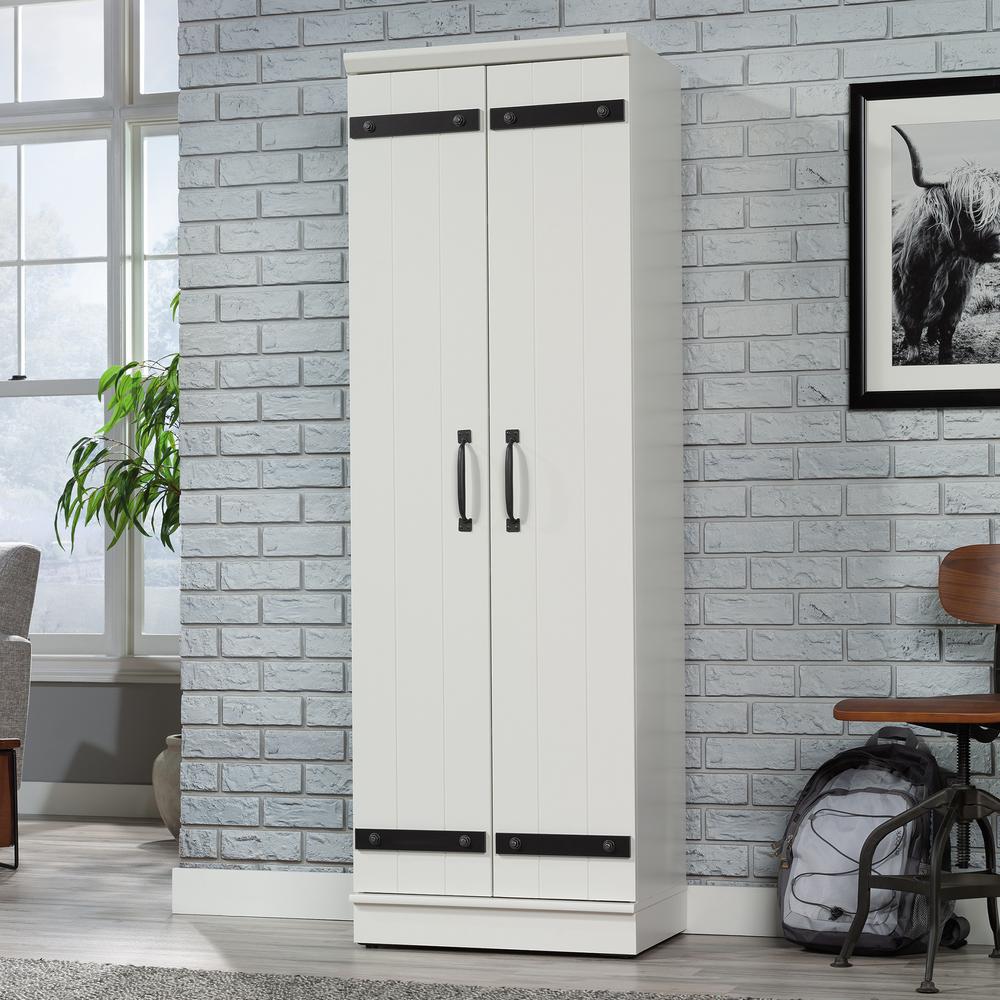 HomePlus Storage Cabinet, Soft White finish