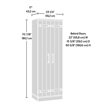 HomePlus Storage Cabinet, Soft White finish