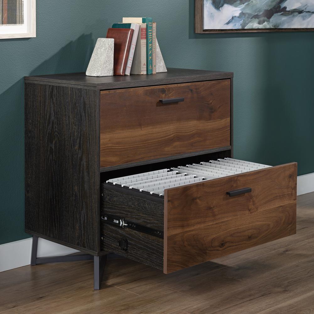 Canton Lane File Cabinet, Brew Oak finish
