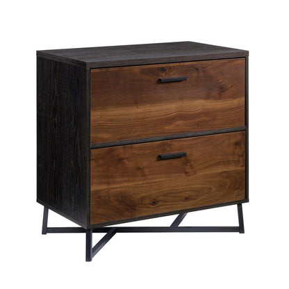Canton Lane File Cabinet, Brew Oak finish