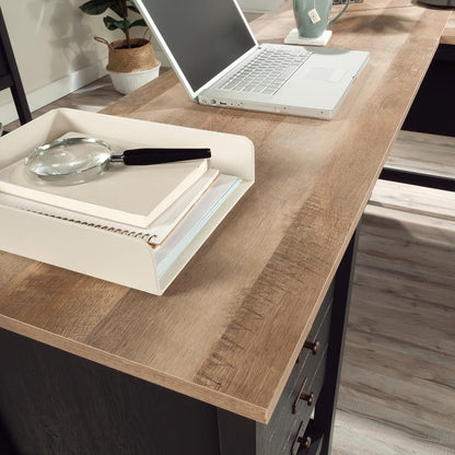 Cottage Road L Desk, Raven Oak finish