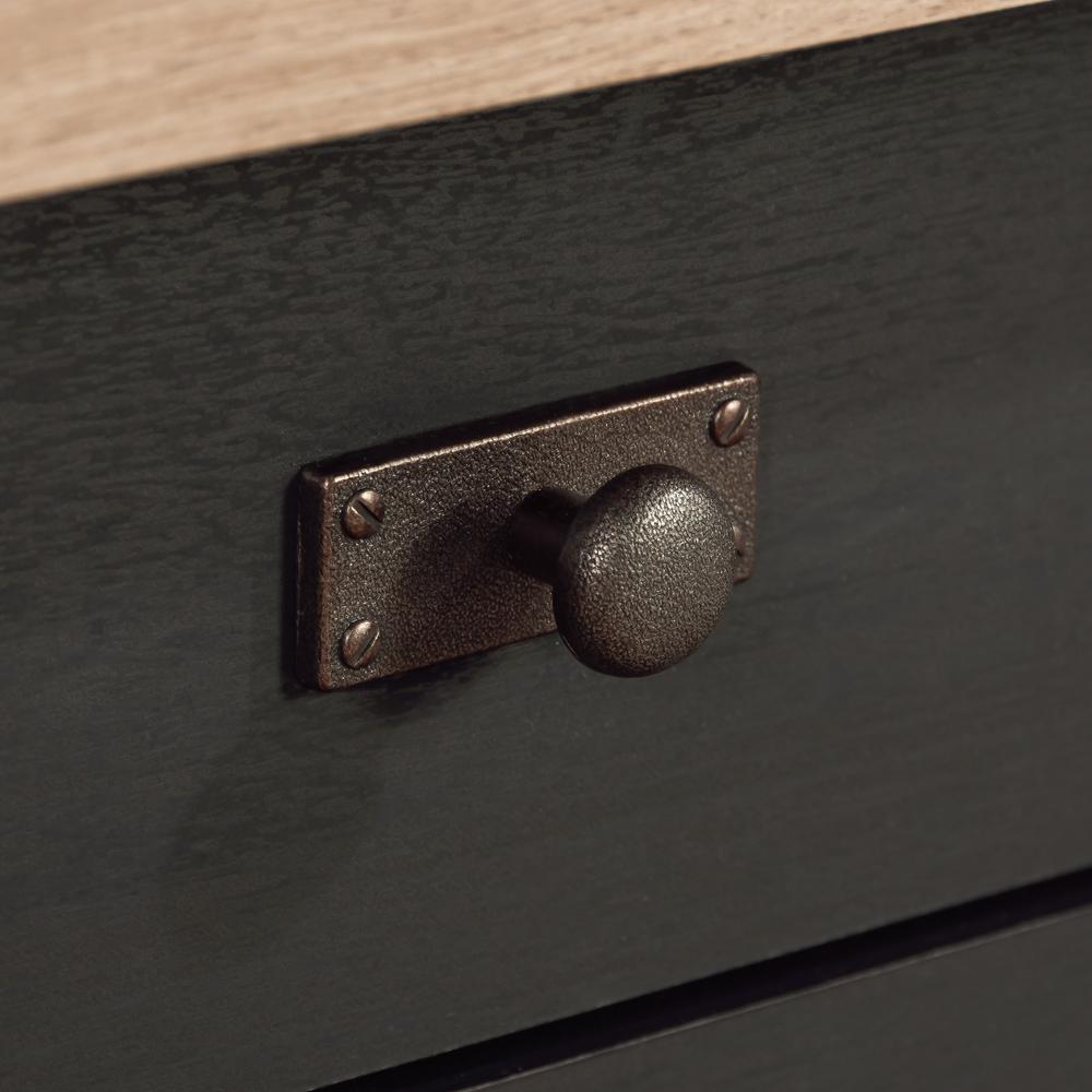 Cottage Road L Desk, Raven Oak finish