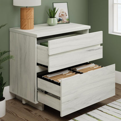 Porto Palma File Cabinet, Haze Acacia finish