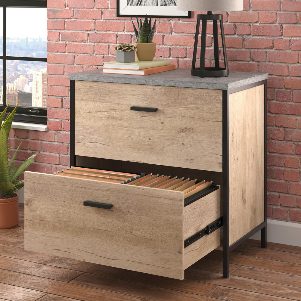 Market Commons File Cabinet, Prime Oak finish