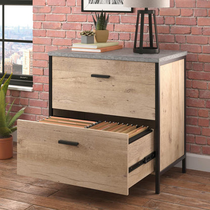 Market Commons File Cabinet, Prime Oak finish