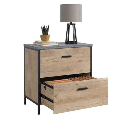 Market Commons File Cabinet, Prime Oak finish