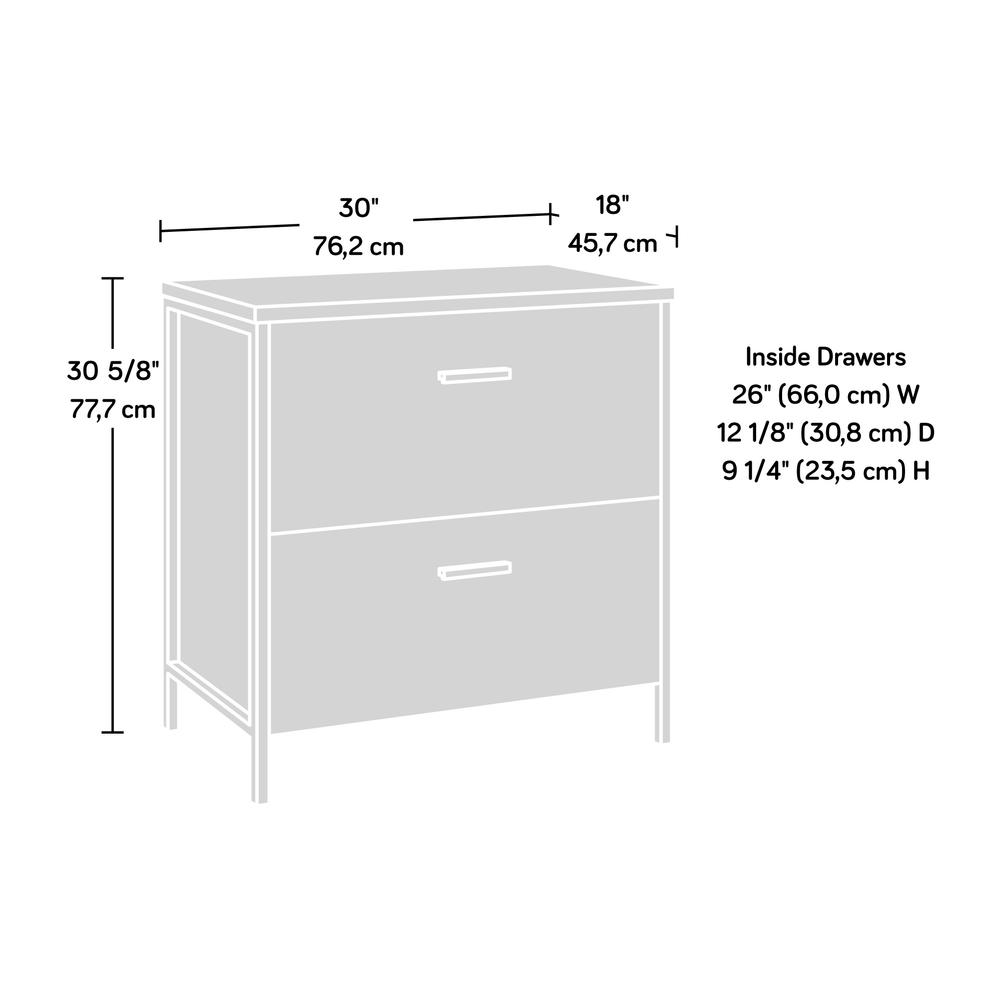 Market Commons File Cabinet, Prime Oak finish