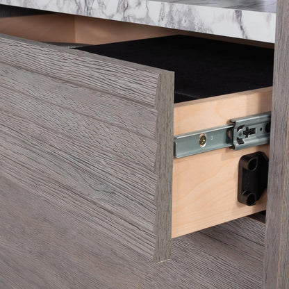 East Rock File Cabinet, Ashen Oak finish