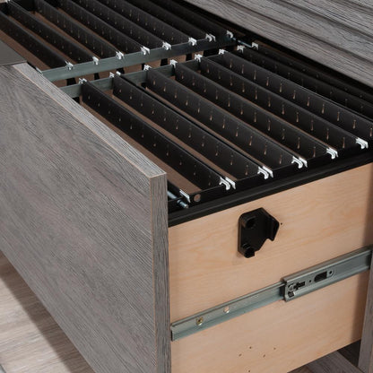 East Rock File Cabinet, Ashen Oak finish