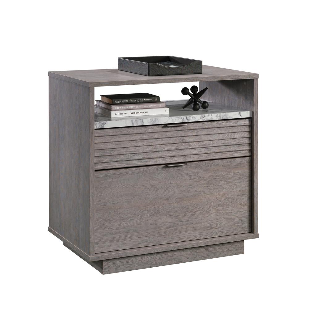 East Rock File Cabinet, Ashen Oak finish