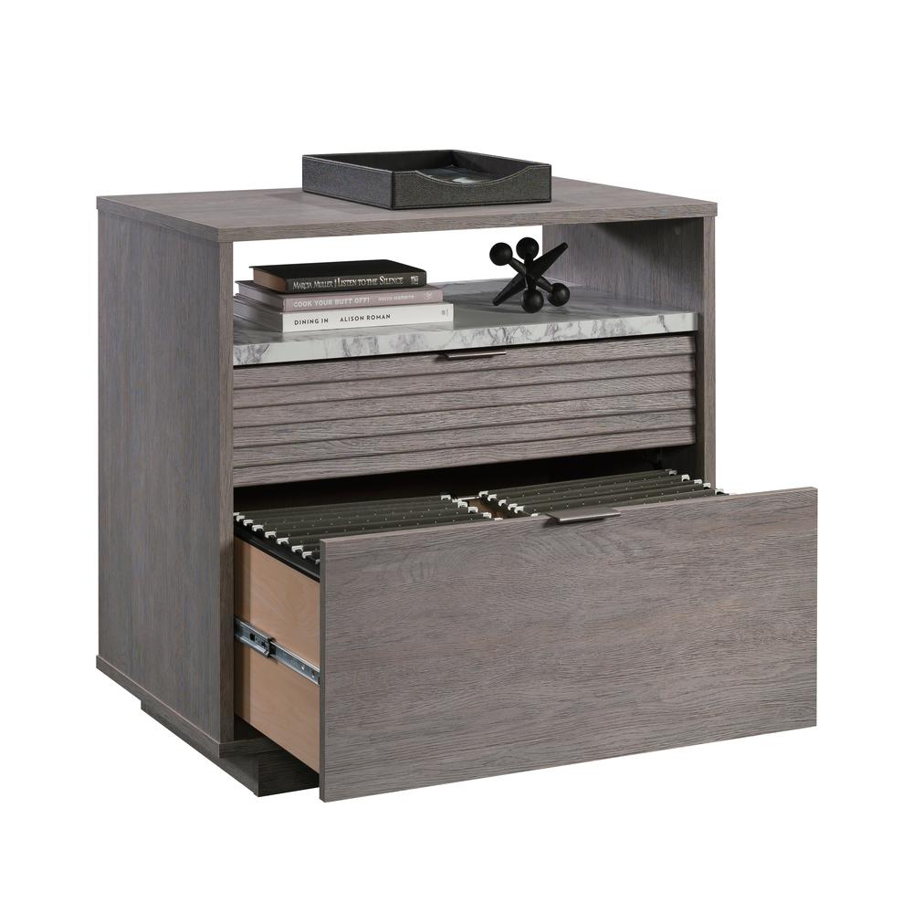 East Rock File Cabinet, Ashen Oak finish