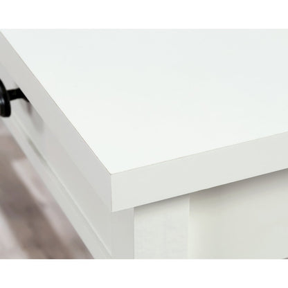 County Line Desk, Soft White finish