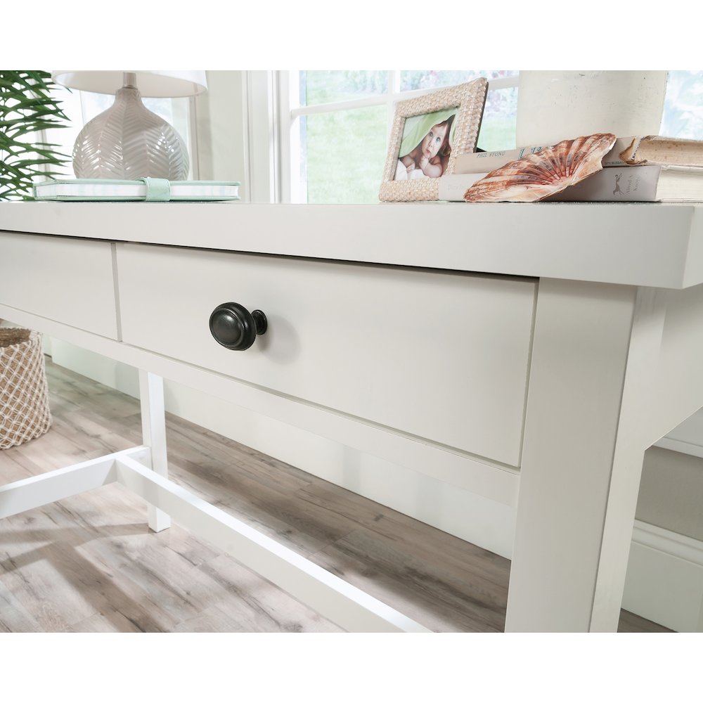 County Line Desk, Soft White finish