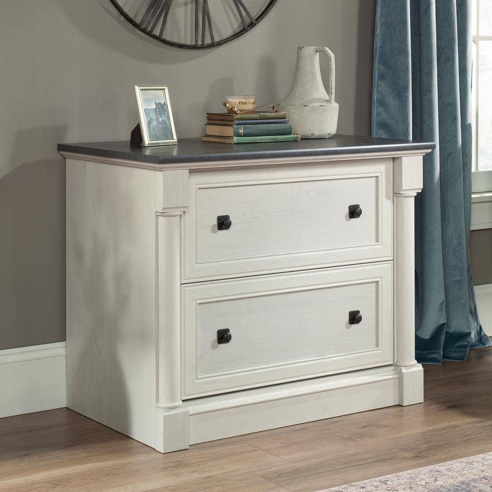 Palladia File Cabinet, Glacier Oak finish