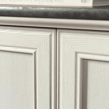Palladia Library, Glacier Oak finish