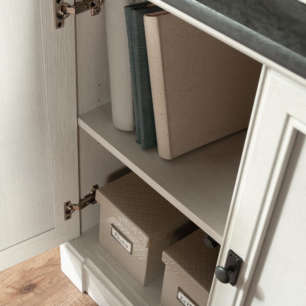 Palladia Library, Glacier Oak finish