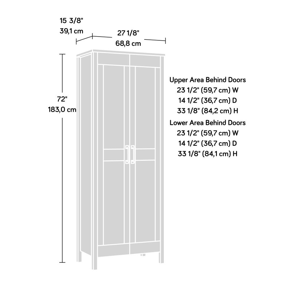 Miscellaneous Storage Storage Cabinet, Chalk Oak finish