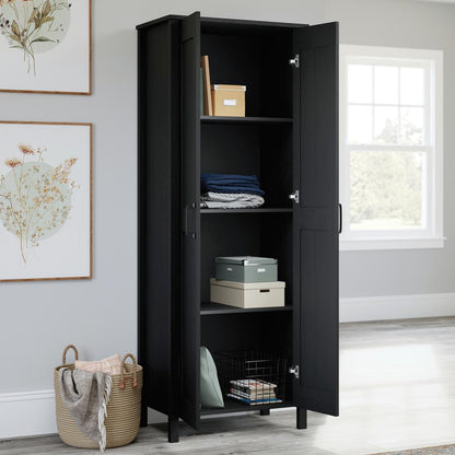 Miscellaneous Storage Storage Cabinet, Raven Oak finish