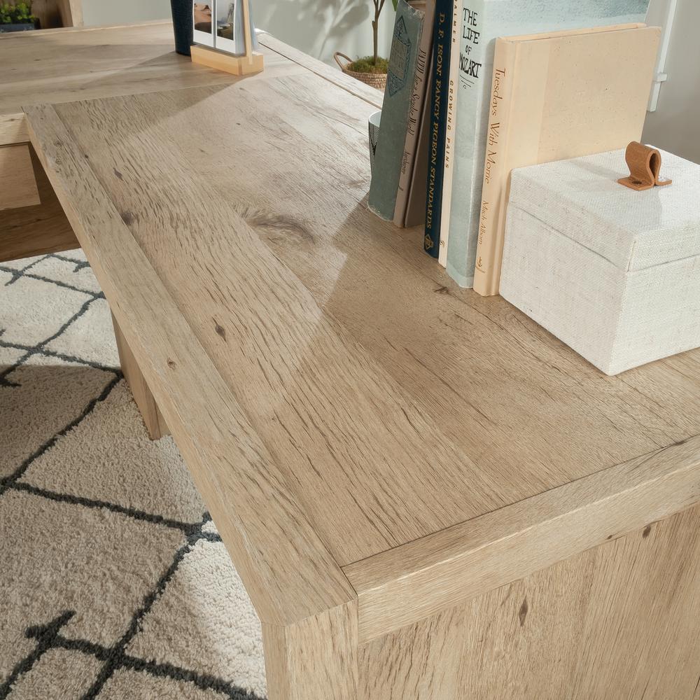Pacific View L Desk, Prime Oak finish