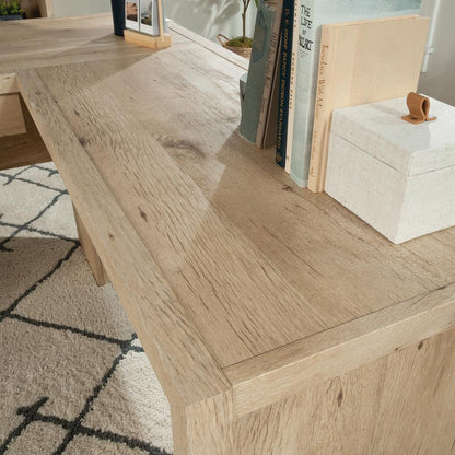 Pacific View L Desk, Prime Oak finish
