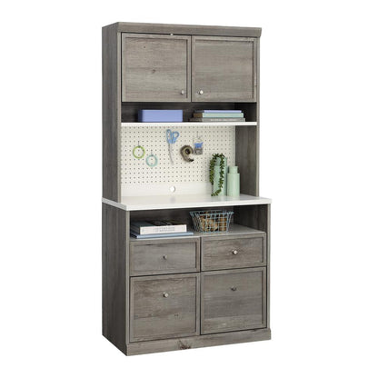 Craft Pro Series Craft & Hobby Storage, Mystic Oak finish