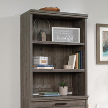 Aspen Post Commercial Office Hutch, Pebble Pine finish