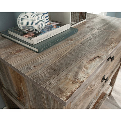 Granite Trace File Cabinet, Rustic Cedar finish