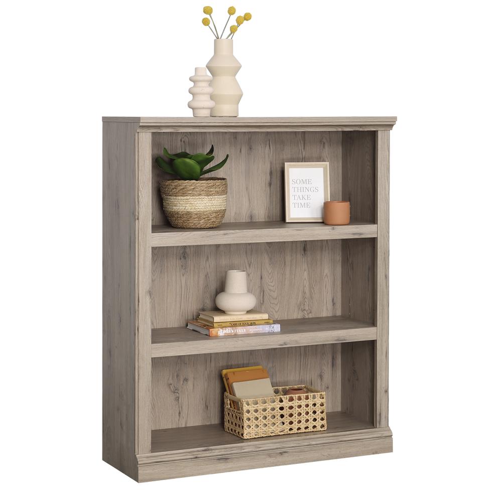 Miscellaneous Storage Bookcase, Laurel Oak finish