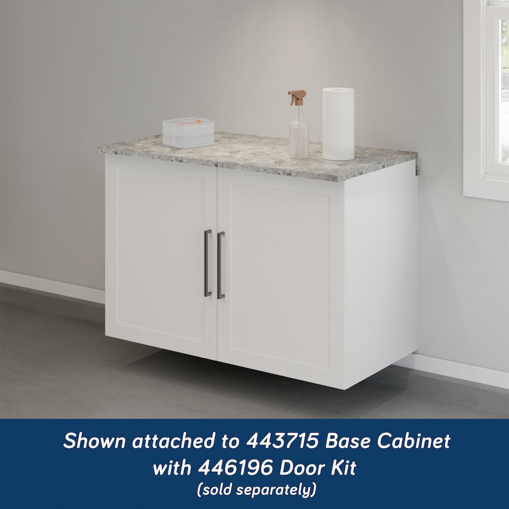 Garagecore Top for Base Cabinet, Faux Stone Finish