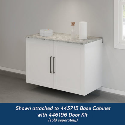 Garagecore Top for Base Cabinet, Faux Stone Finish