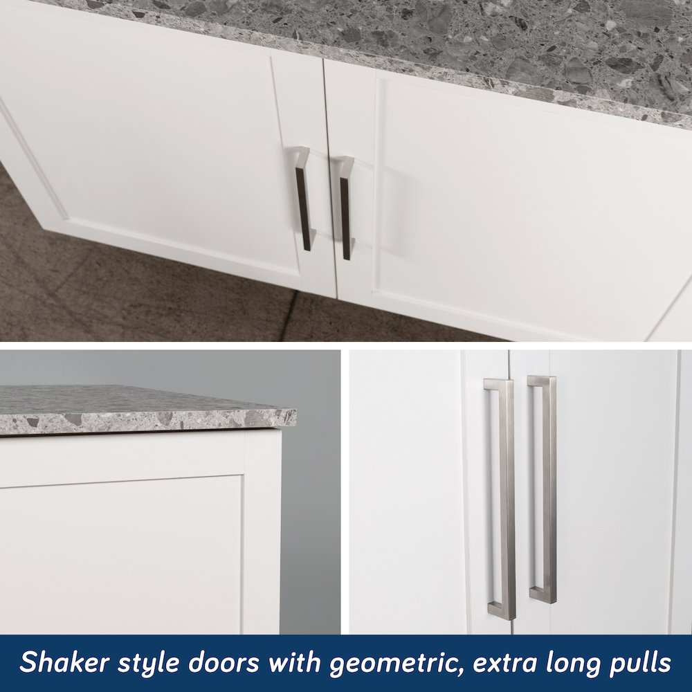Garage Core 2 Base Cabinet Doors, White Finish