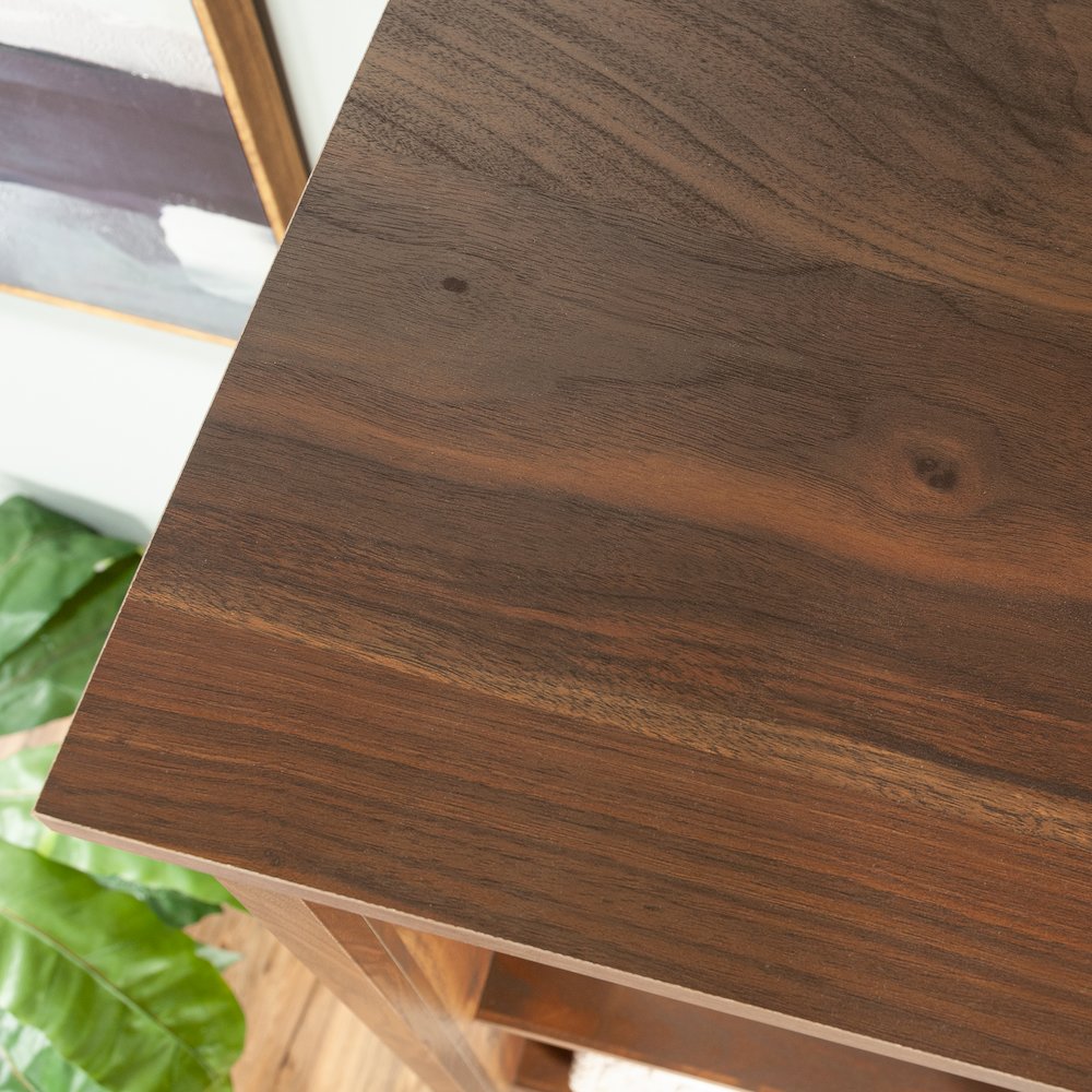 River Ranch Wardrobe Cabinet in Grand Walnut Finish
