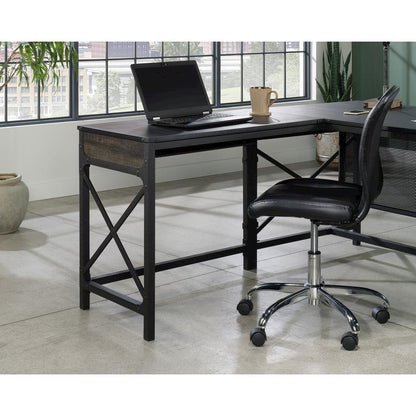Foundry Road Desk Return, Carbon Oak finish