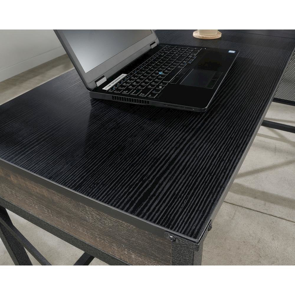 Foundry Road Desk Return, Carbon Oak finish