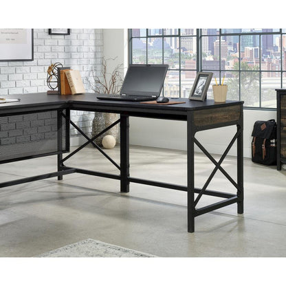 Foundry Road Desk Return, Carbon Oak finish
