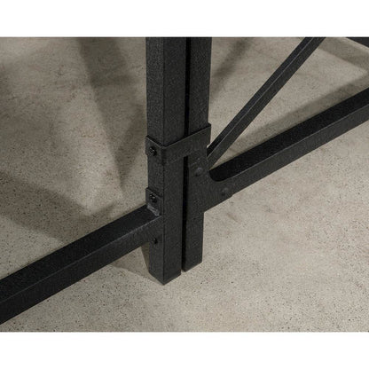 Foundry Road Desk Return, Carbon Oak finish