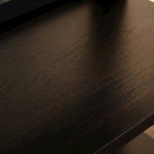Jamocha Wood Finish Trestle Open Shelving for Modern Storage