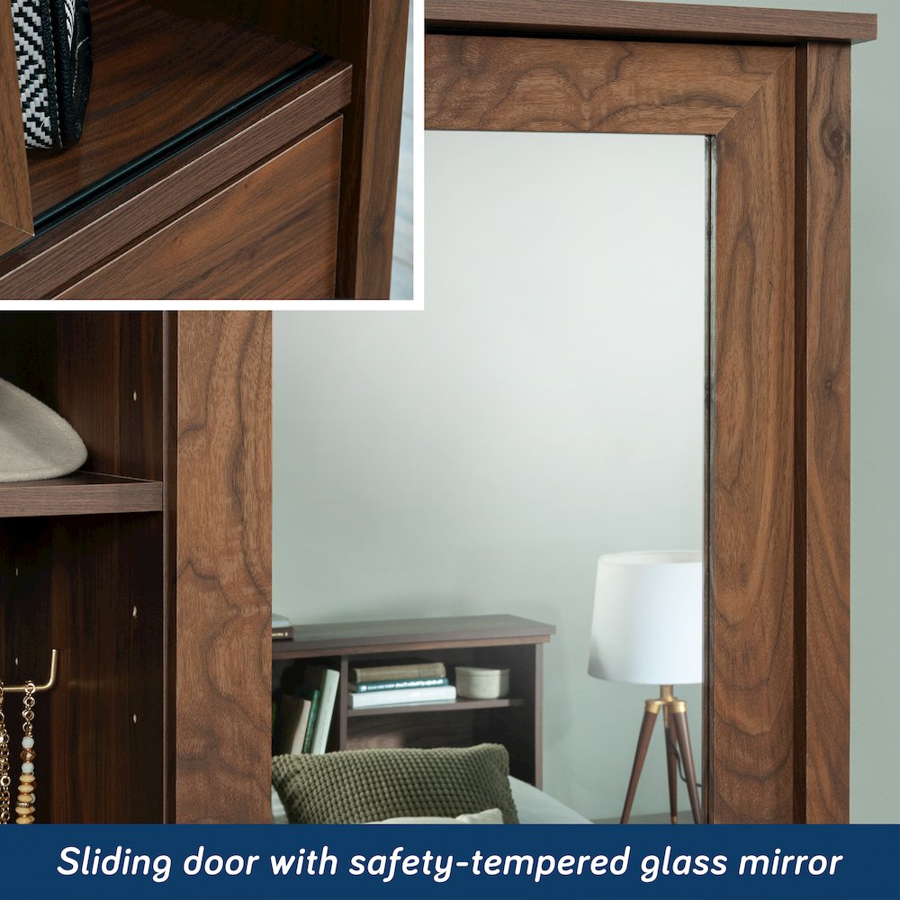 River Ranch Wardrobe Cabinet in Grand Walnut Finish