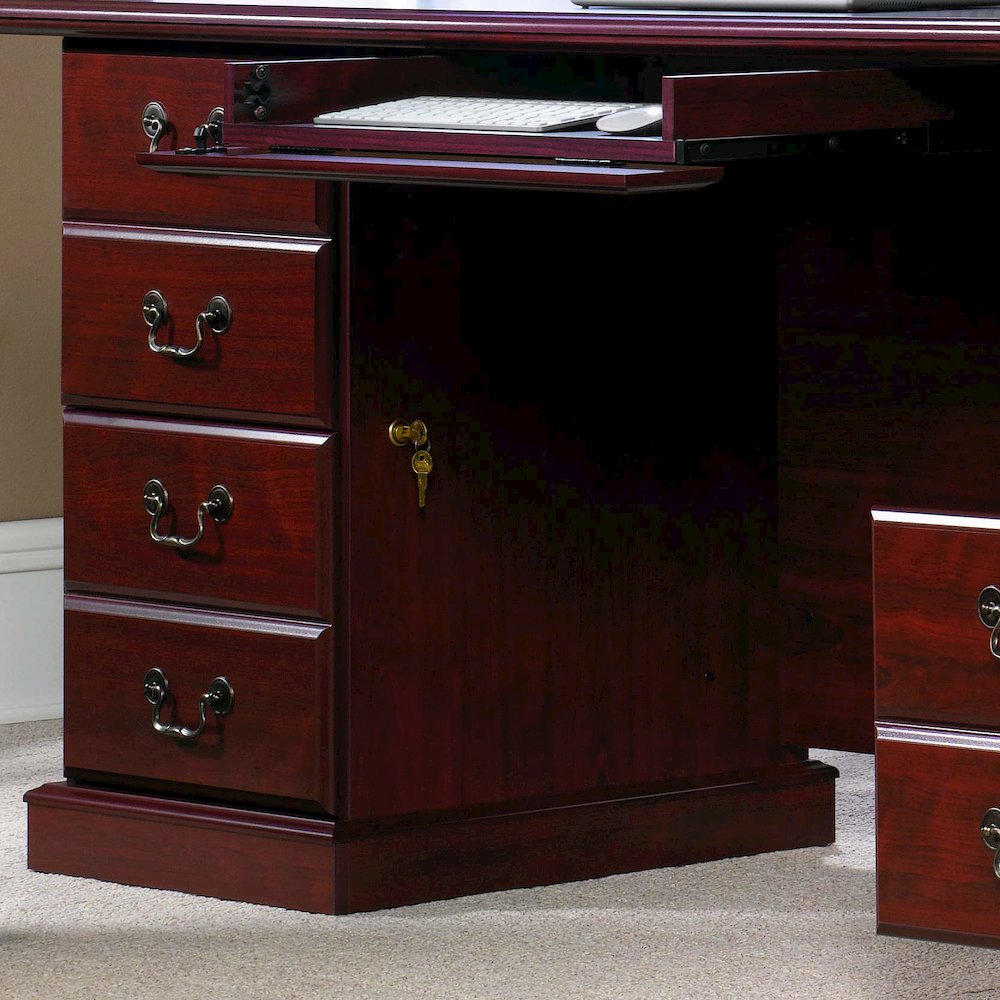 Heritage Hill Executive Desk, Classic Cherry finish