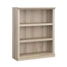 Solid Wood Storage Bookcase in Pacific Maple Finish with Spacious Shelving
