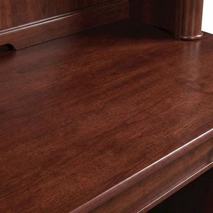 Traditional Cherry Desk with Hutch and Spacious workspace